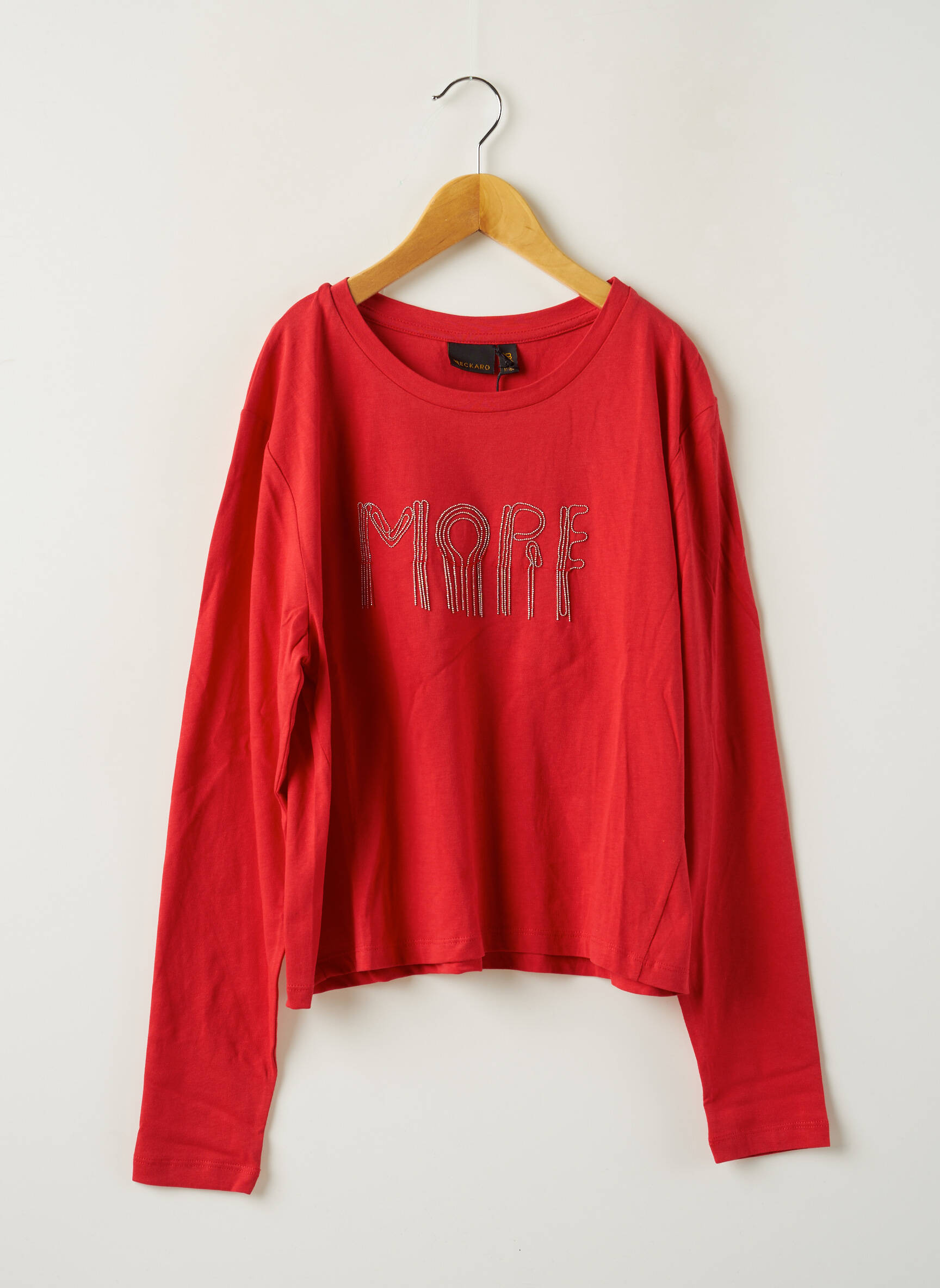 Beckaro Tshirts Fille couleur rouge