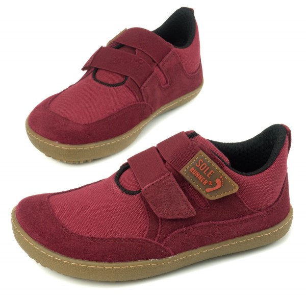 Sole Runner |k ~ Puck 2 Nubuk/Canvas ~ Red