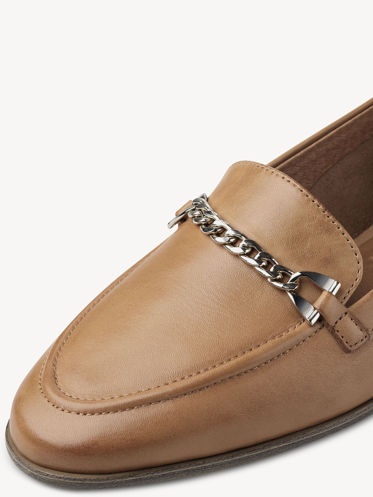 Slipper en cuir - marron