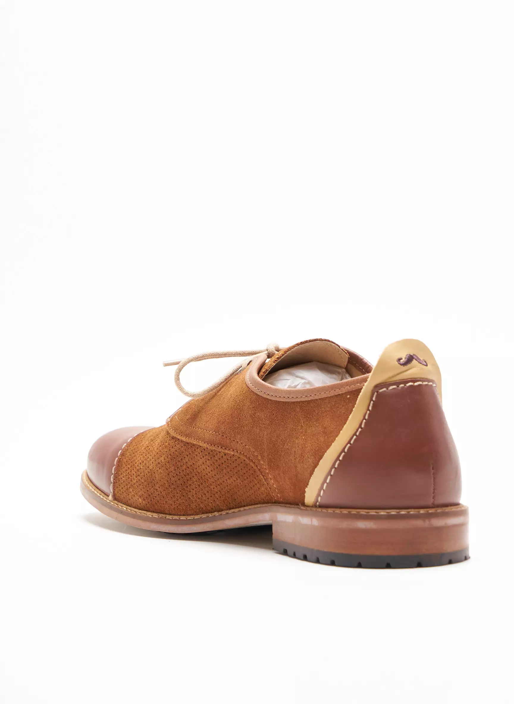 M Moustache Derby Homme couleur marron
