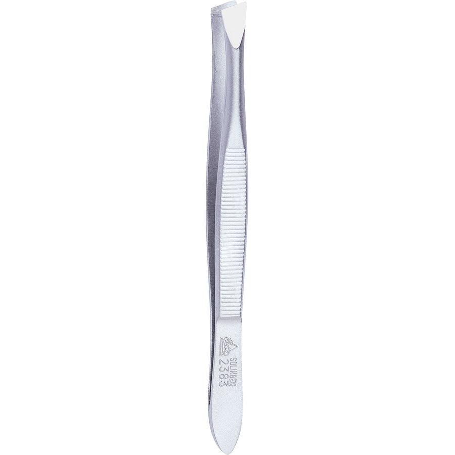 Premium Pinzette. schräg. rostfrei. 9 cm