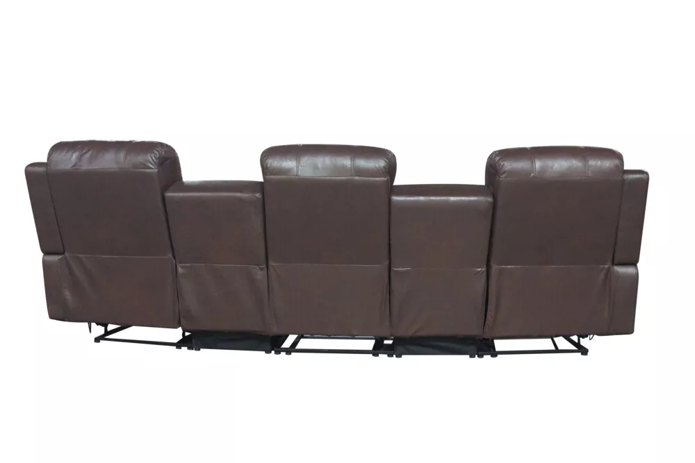 Happy Home Happy Home Home-Cinema 3-Sitzer Polstergarnitur braun