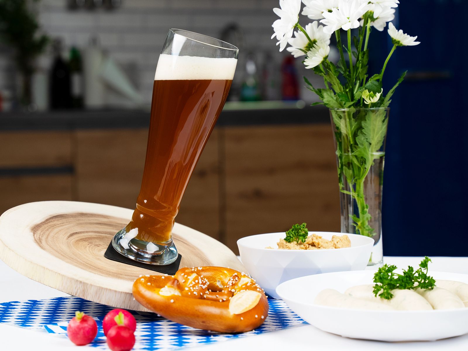 Silwy Magnet-Kristall Weizen Bierglas