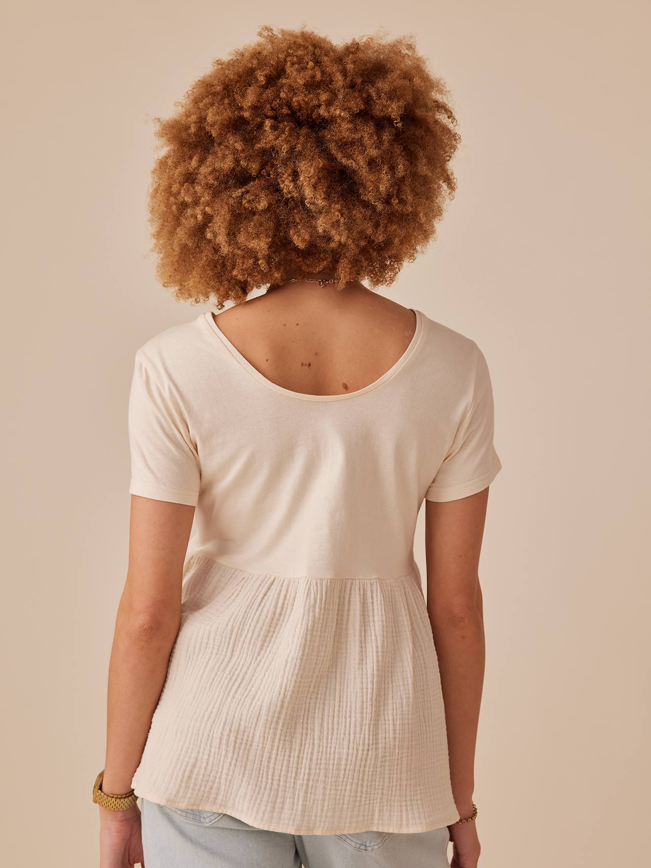 Envie de Fraise T-Shirt für Schwangerschaft & Stillzeit ENVIE DE FRAISE - terrakotta farbe