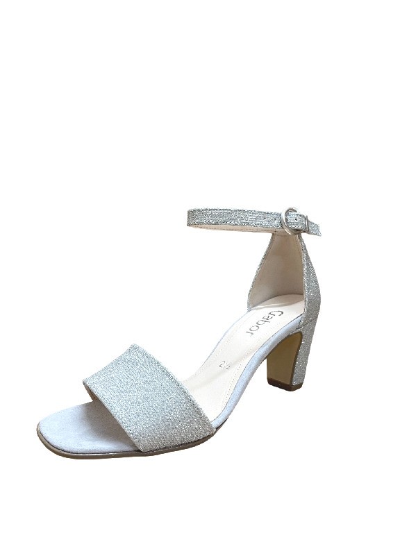 GABOR Klassische Sandalen silber
