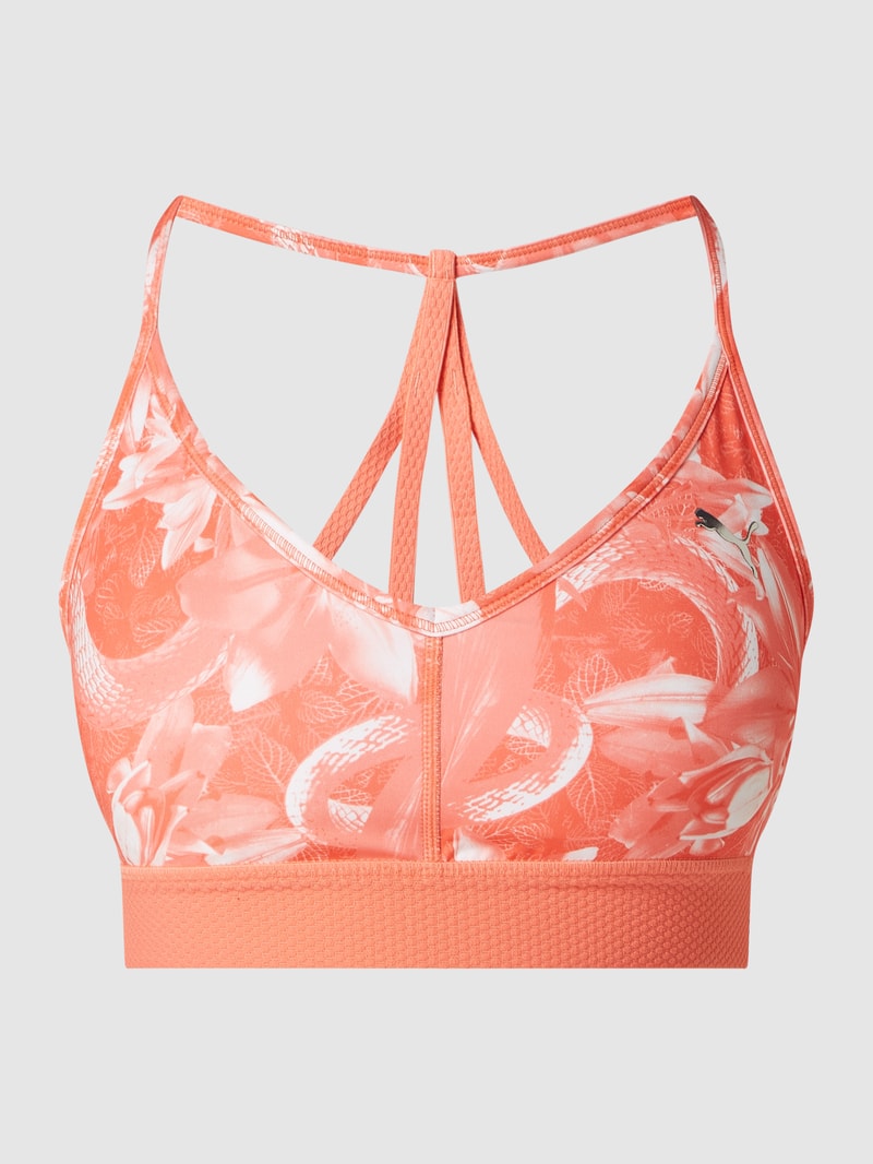 Bustier mit Stretch-Anteil - dryCELL in koralle