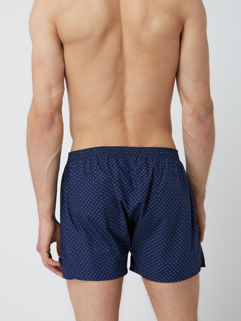 Boxershorts aus Baumwolle in dunkelblau