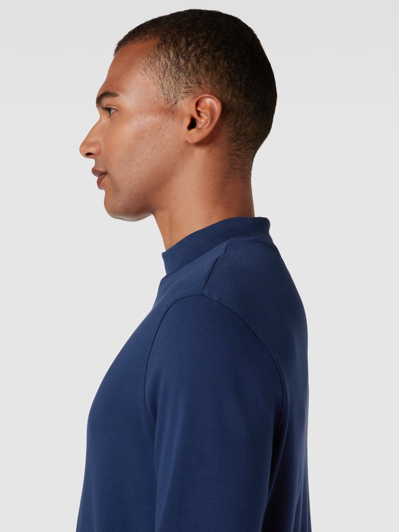 Pullover mit Turtleneck in dunkelblau
