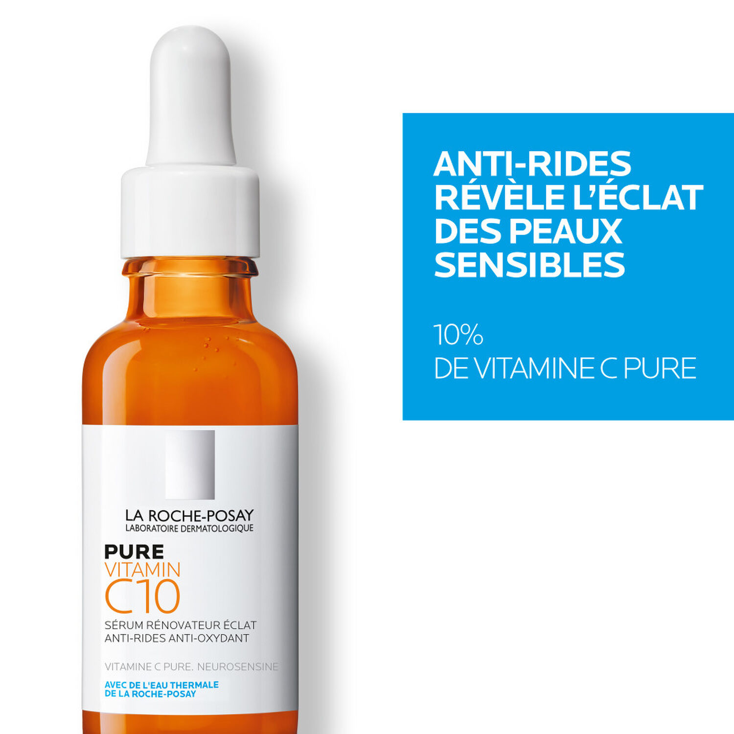 la roche-posay Pure Vitamin C10 Sérum rénovateur Eclat 30 ml
