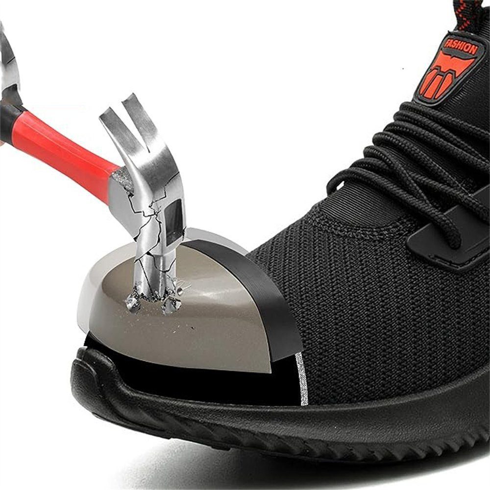 RHAFAYRE Sicherheitsschutzschuhe, stoß- und pannensichere Arbeitsschuhe Sicherheitsschuh