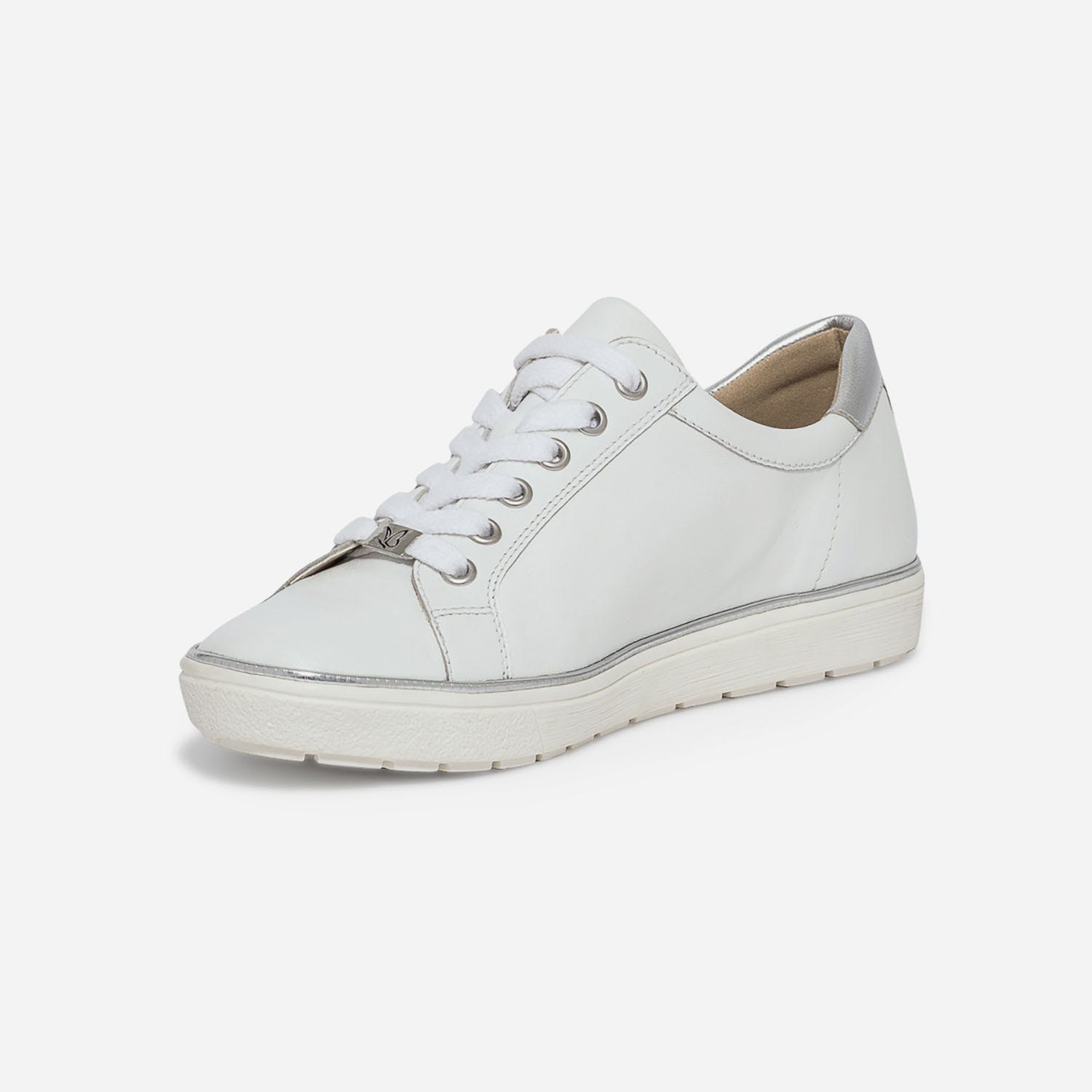 Tennis CAPRICE blanche en cuir