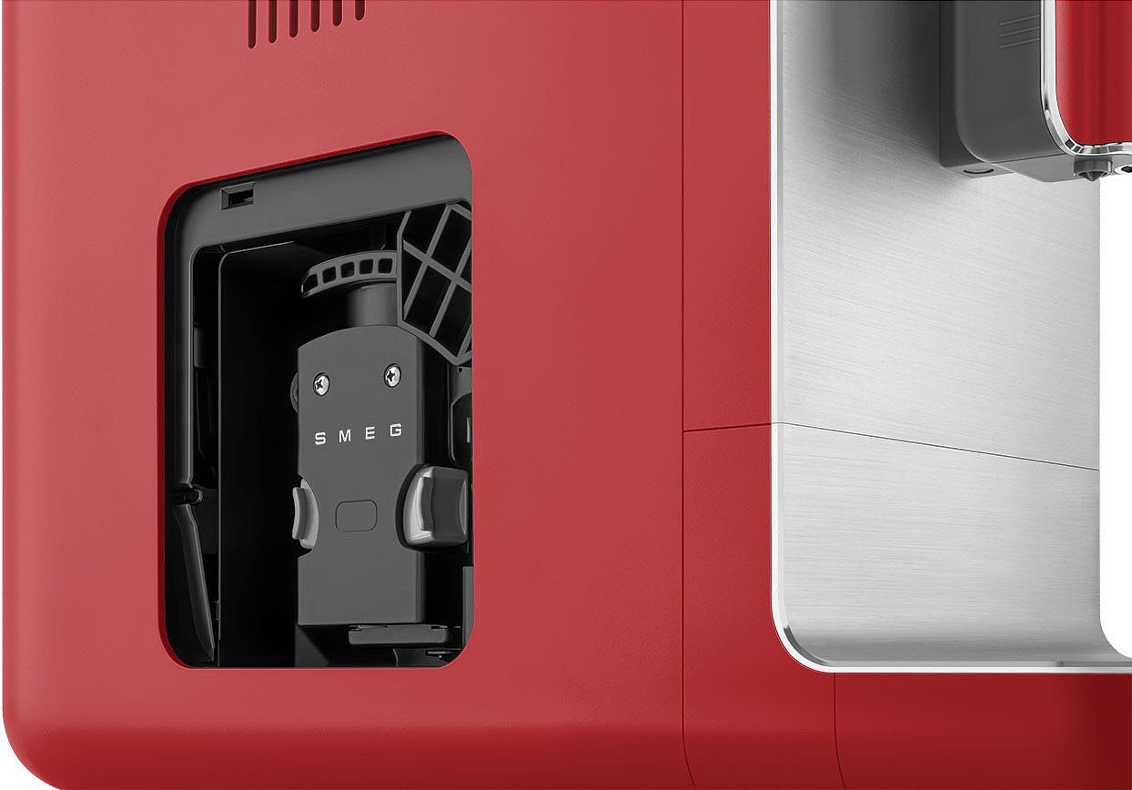 Smeg Kaffeevollautomat BCC01RDMEU, Herausnehmbare Brüheinheit