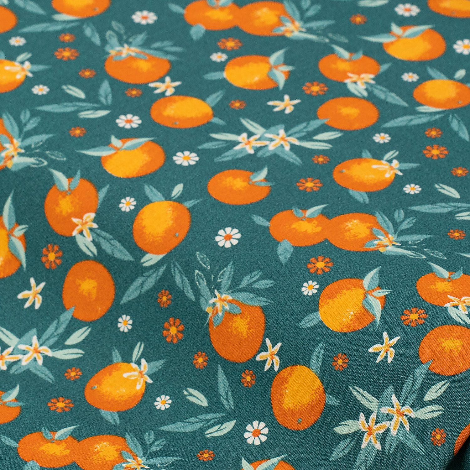 Baumwollstoff Orangen 