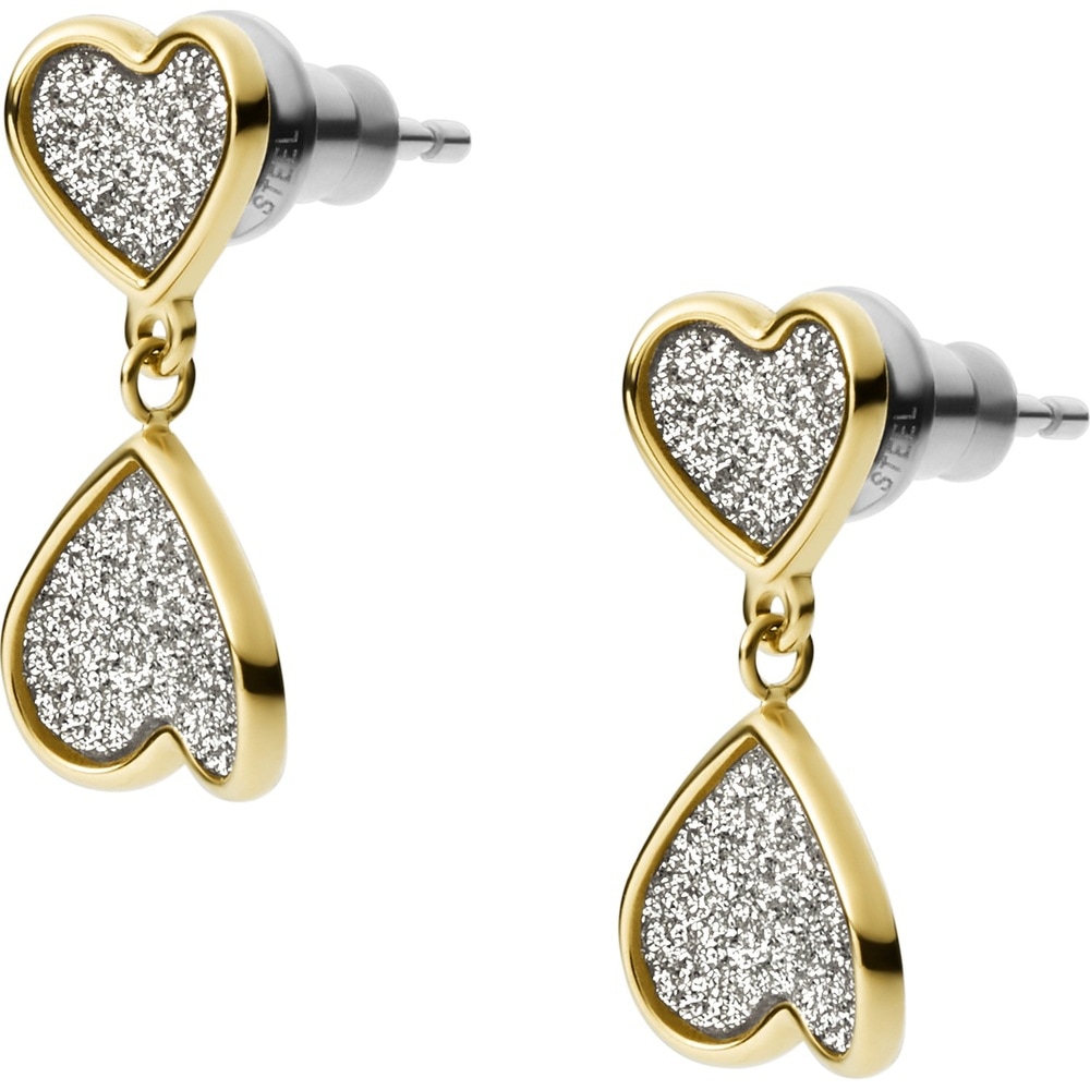 Fossil Boucles d'oreilles Acier inoxydable Boucles d'oreilles