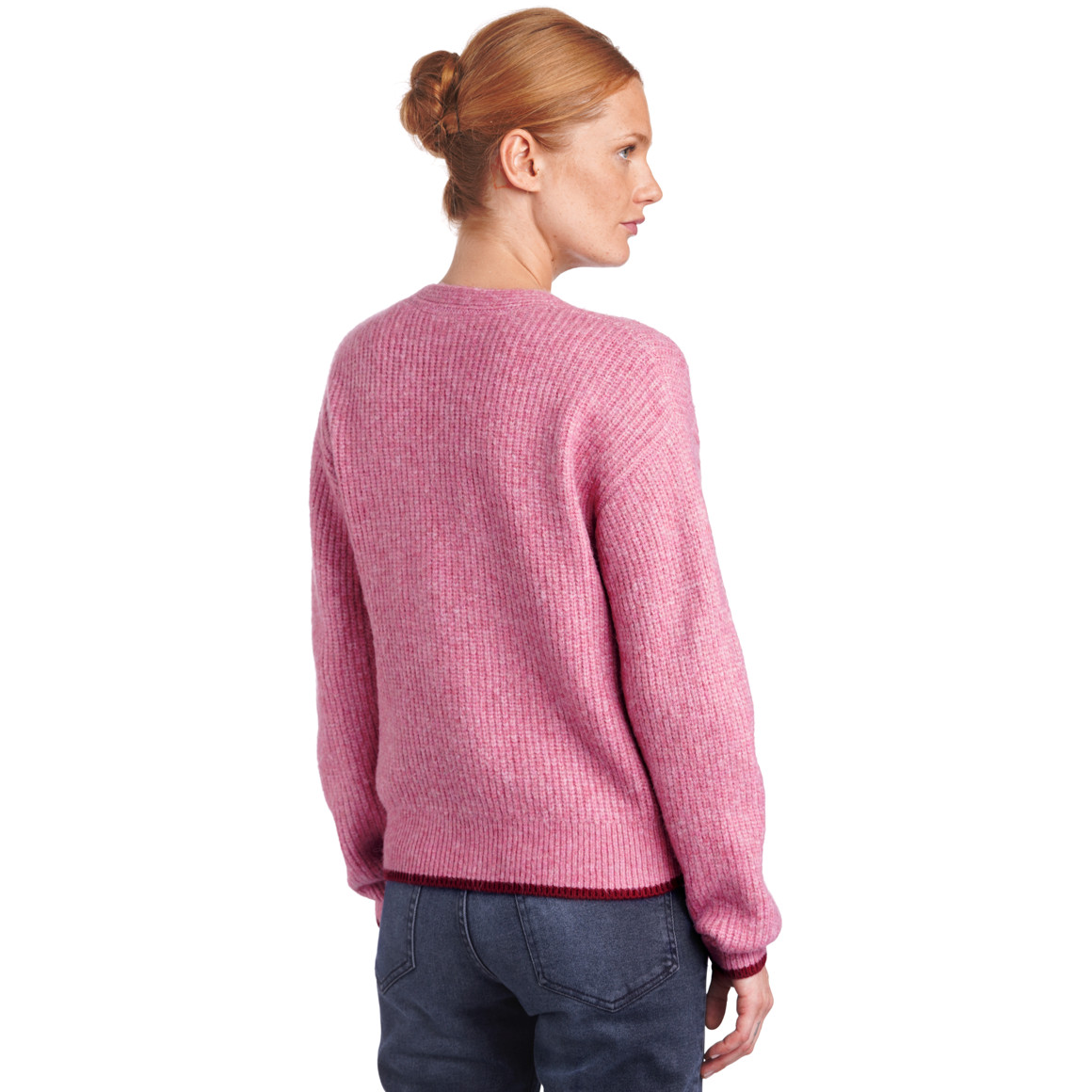 Damen Strickjacke mit V-Ausschnitt