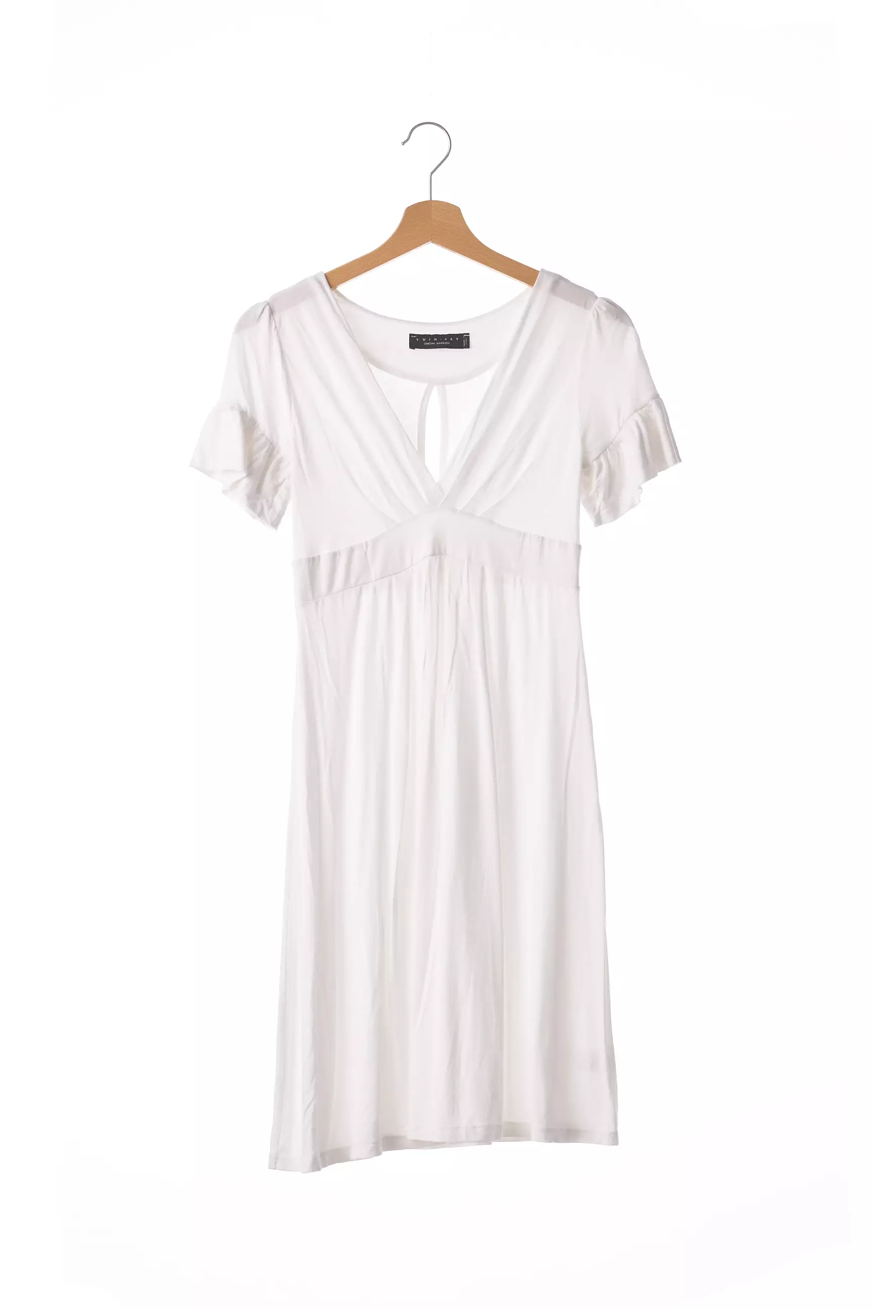 Twinset Robes Mi Longues Femme couleur blanc
