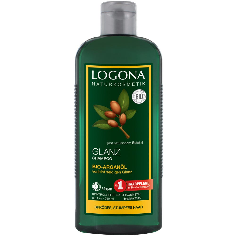 LOGONA Glanz Shampoo Bio-Arganöl 250 ml