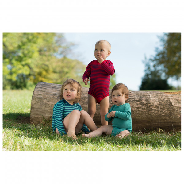 Engel - Baby Body L/S mit Druckknöpfen geringelt
