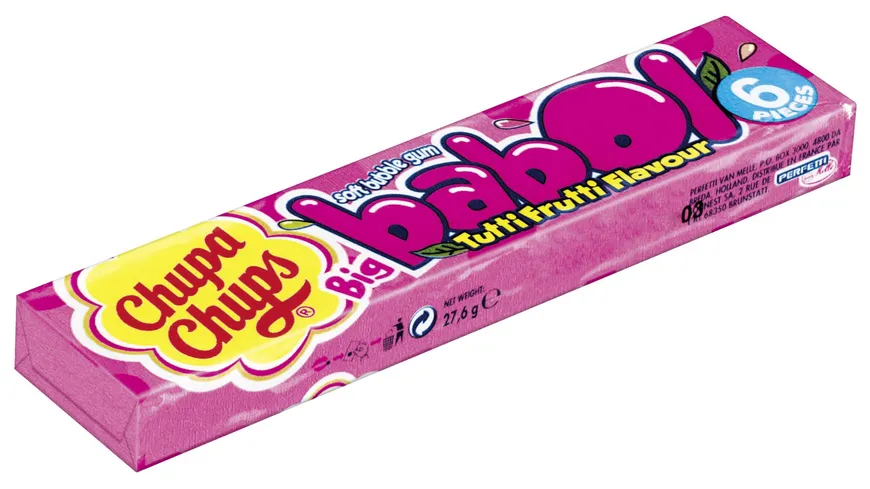 Chupa Chups Kaugummi Babol Tutti Frutti Flavour 27.6 g