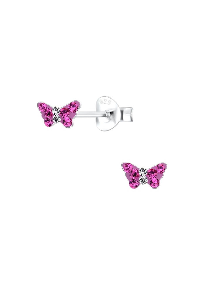 Alexander York Ohrstecker SCHMETTERLING fuchsia in 925 Sterling Silber, 2-tlg. günstig kaufen onesize