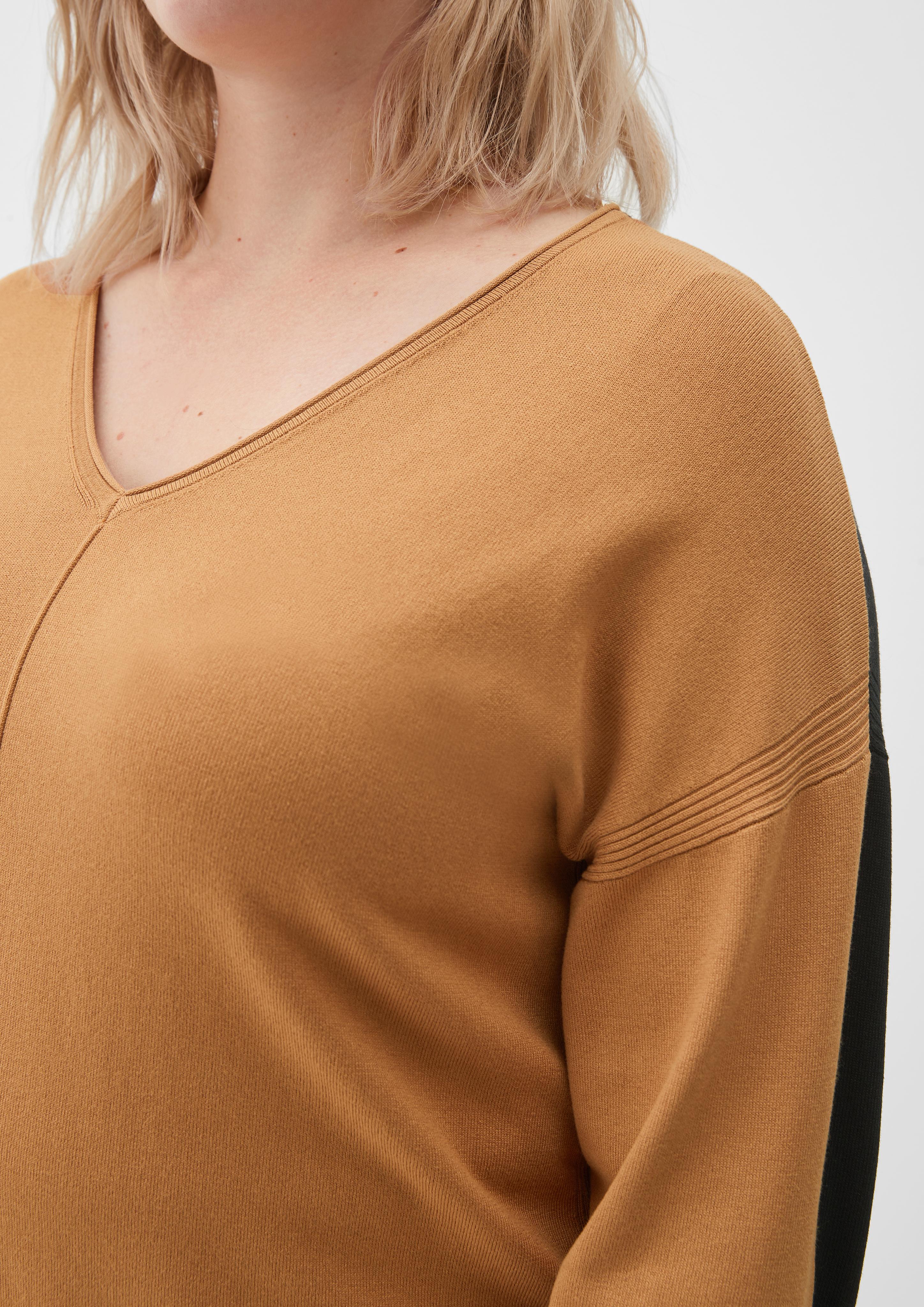 Feinstrickpullover mit V-Neck  2122004-87W0