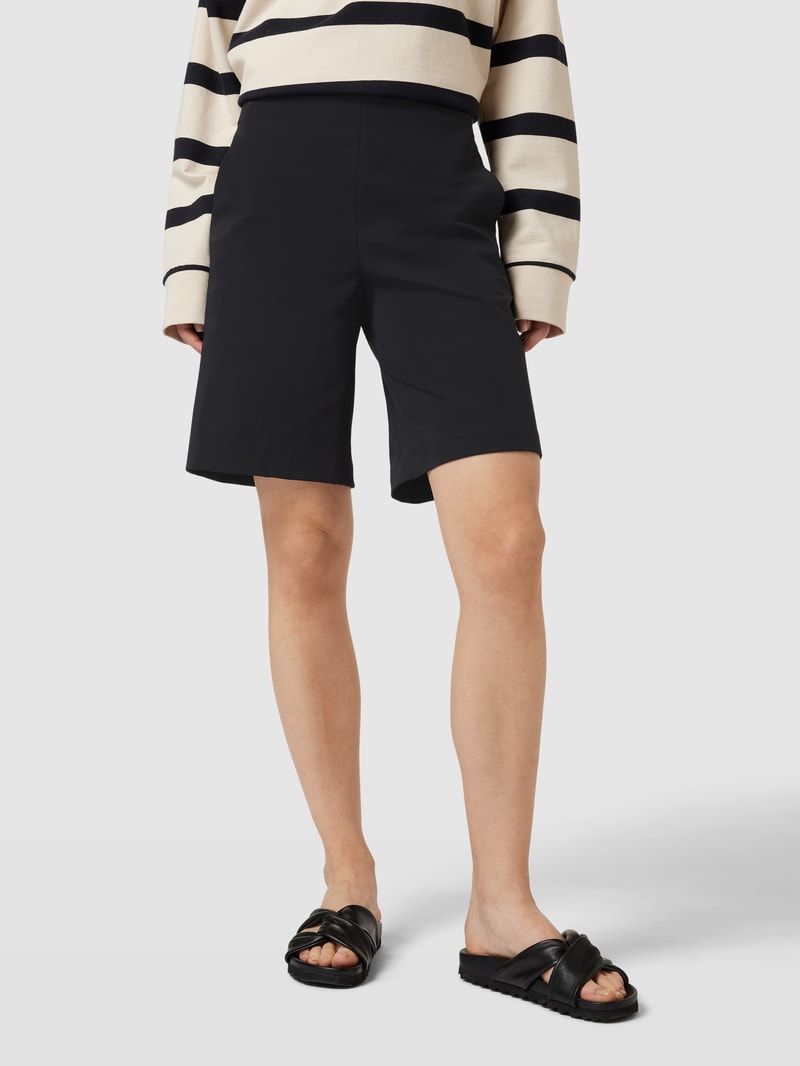 Shorts mit Eingrifftaschen Modell 'Iska' in schwarz