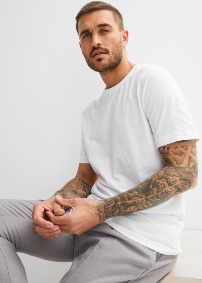 T-Shirt (2er Pack) aus Bio Baumwolle