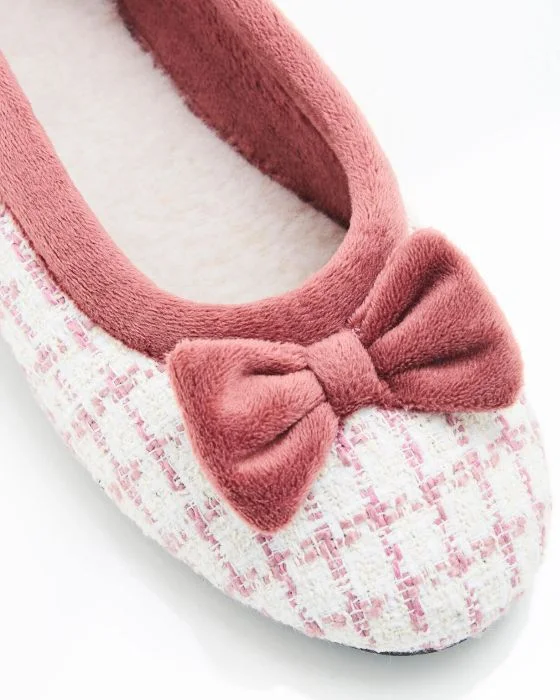 Ballerines velours fourrées Thermolactyl