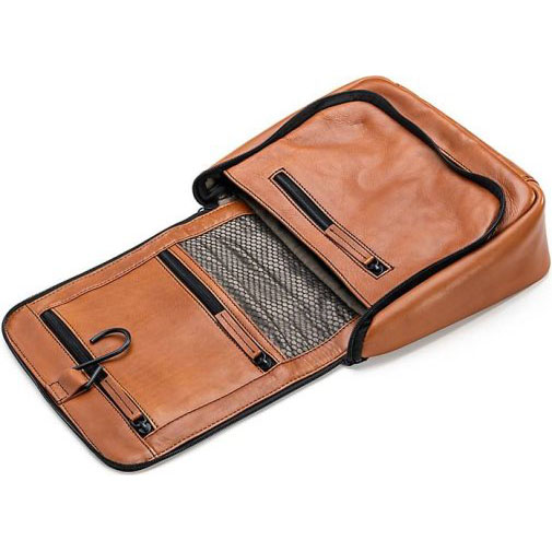 FARMHOOD Memphis Kulturbeutel Leder 27 cm
