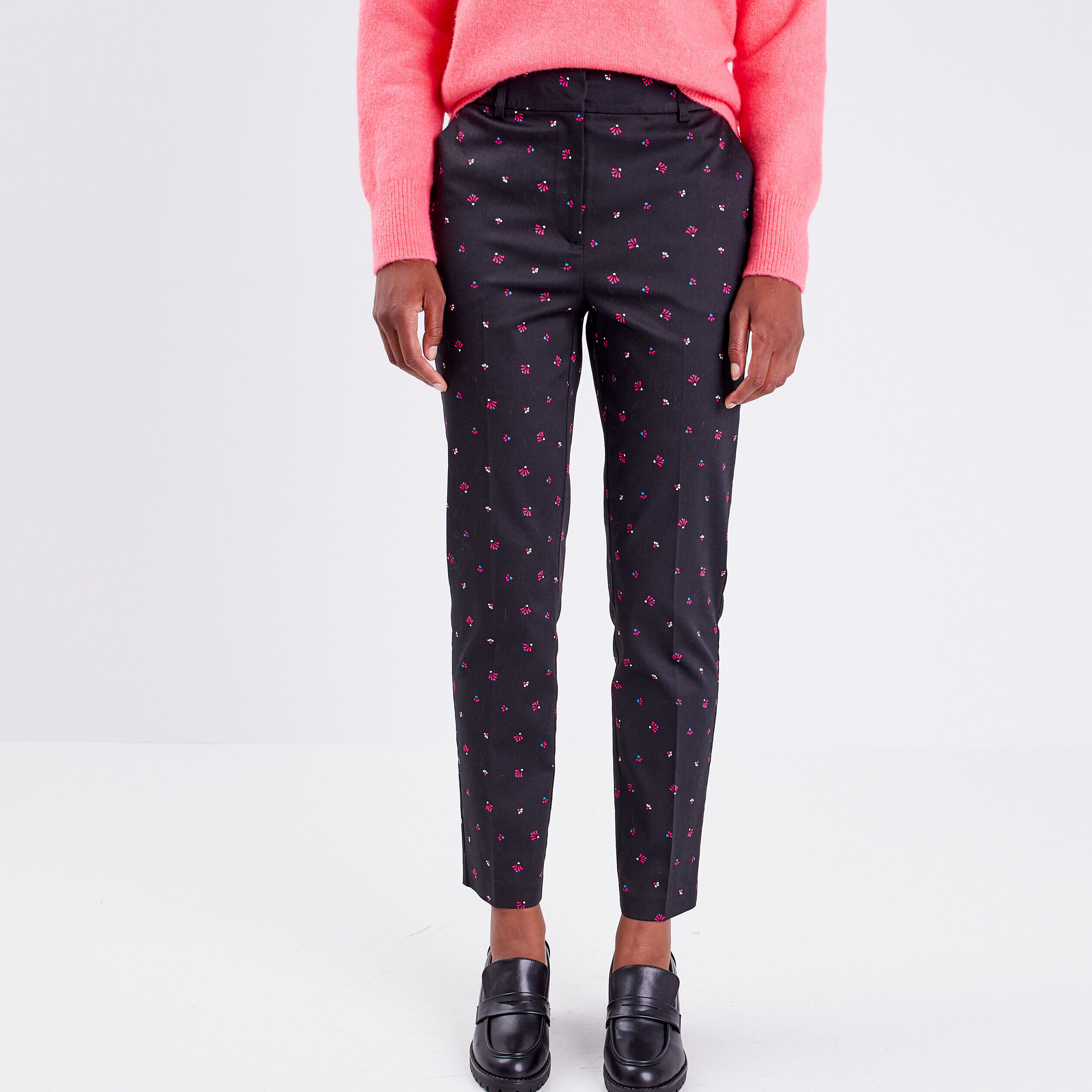 Pantalon city slim noir femme | Cache Cache
