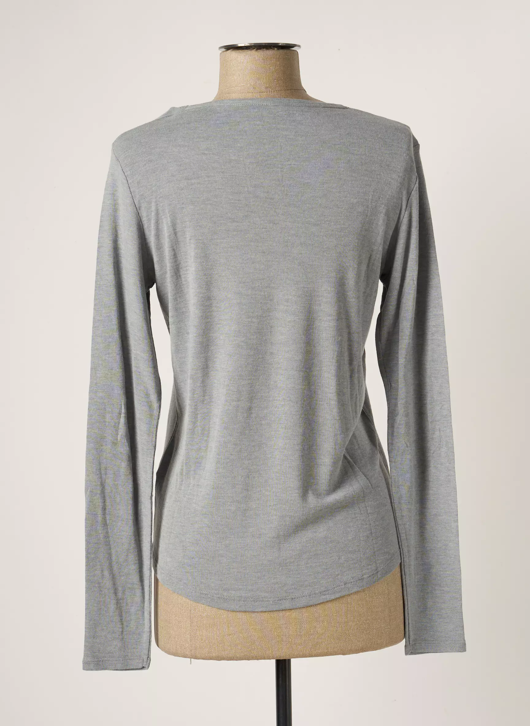 Carla Kops Tops Femme couleur gris