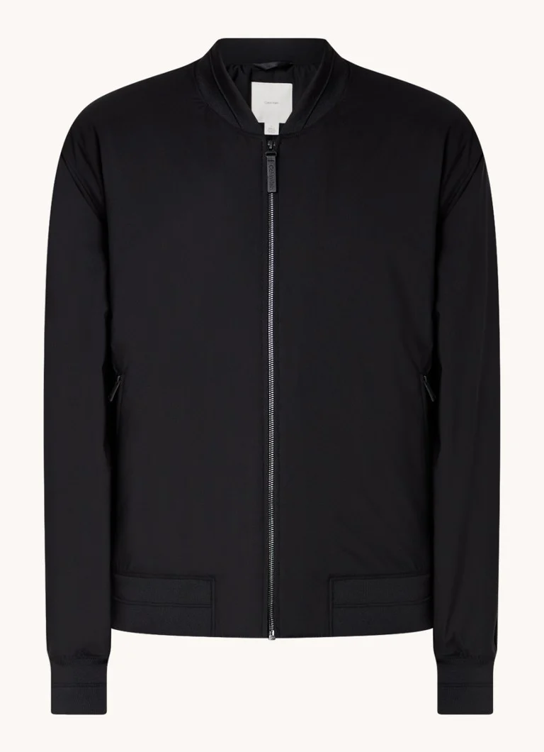 Giacca bomber trapuntata Calvin Klein Hero con tasche con zip