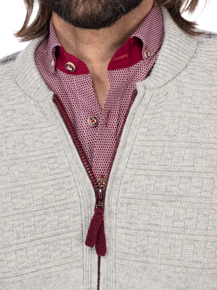 Spieth & Wensky Strickjacke TALHEIM in grau günstig kaufen
