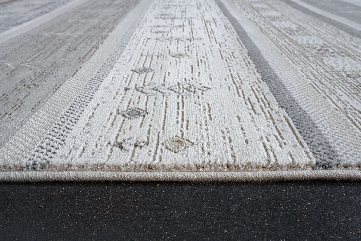 Webteppich Tuareg 2.0 Braun Grau 80 x 150 cm