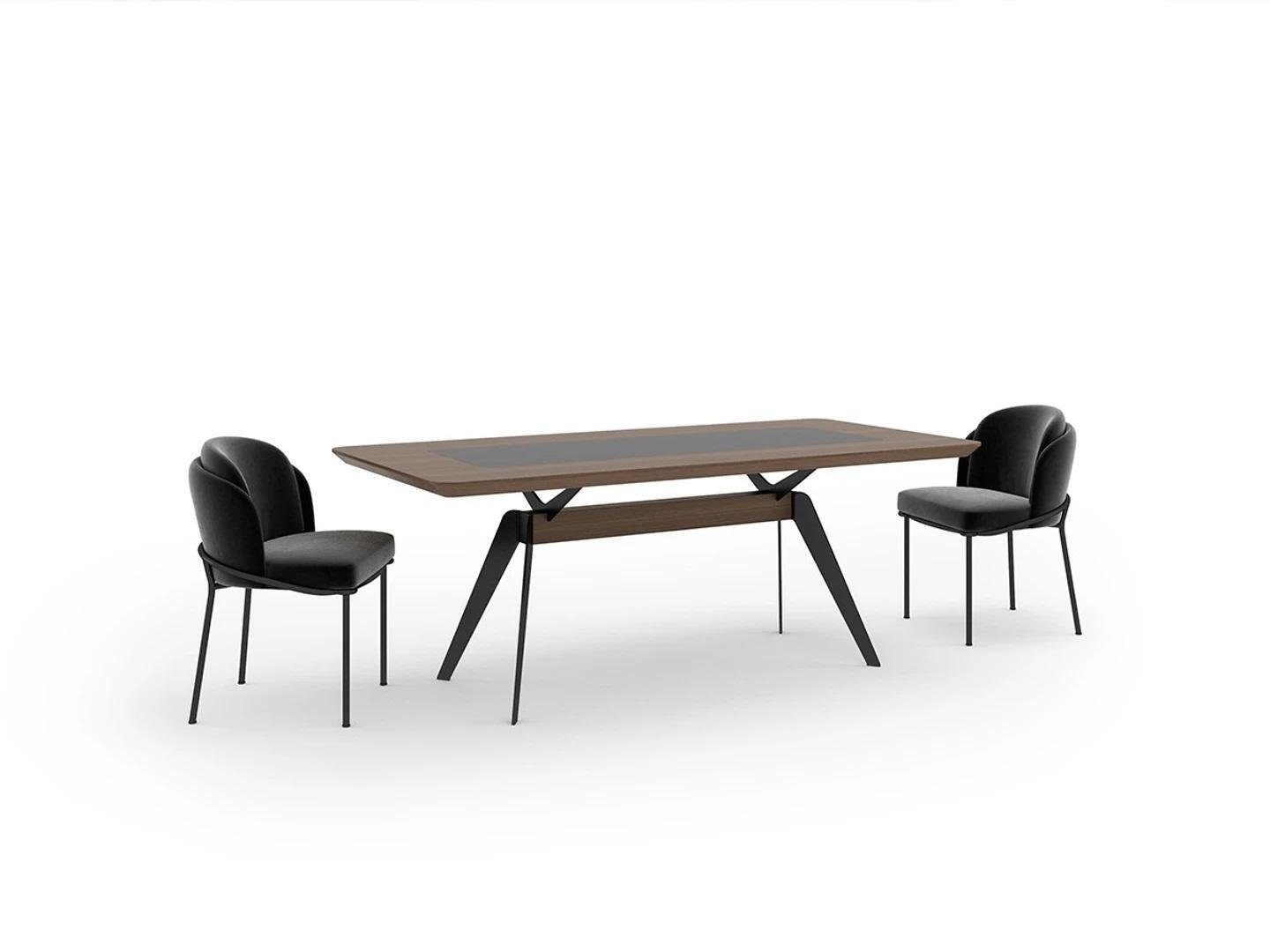 JVmoebel Essgruppe Luxus Esszimmer set Esstisch 4x Stühle Stuhl Textil Essgruppe Garnitur, (5-tlg., 1x Esstisch + 4x Stühle), Made in Europa