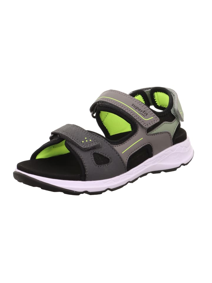 superfit Sandale CRISS CROSS in Grau/Hellgrün günstig kaufen