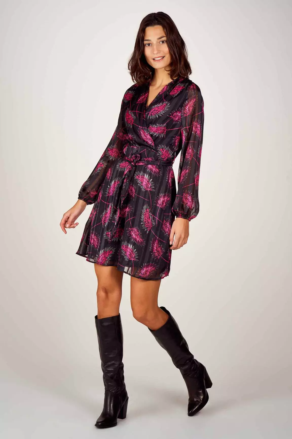 Morgan Robes Courtes Femme couleur noir