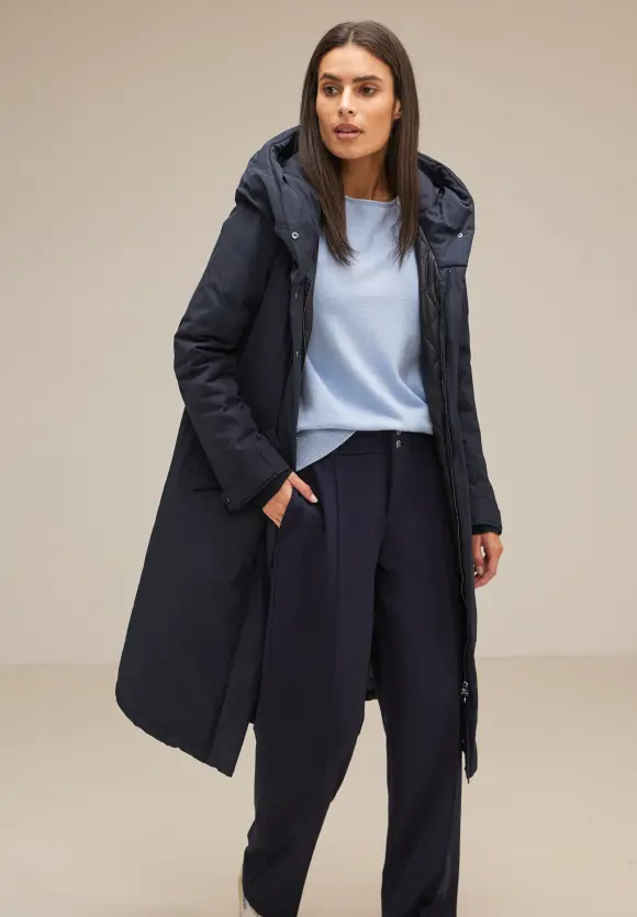 Street One Langer Parka mit Kapuze