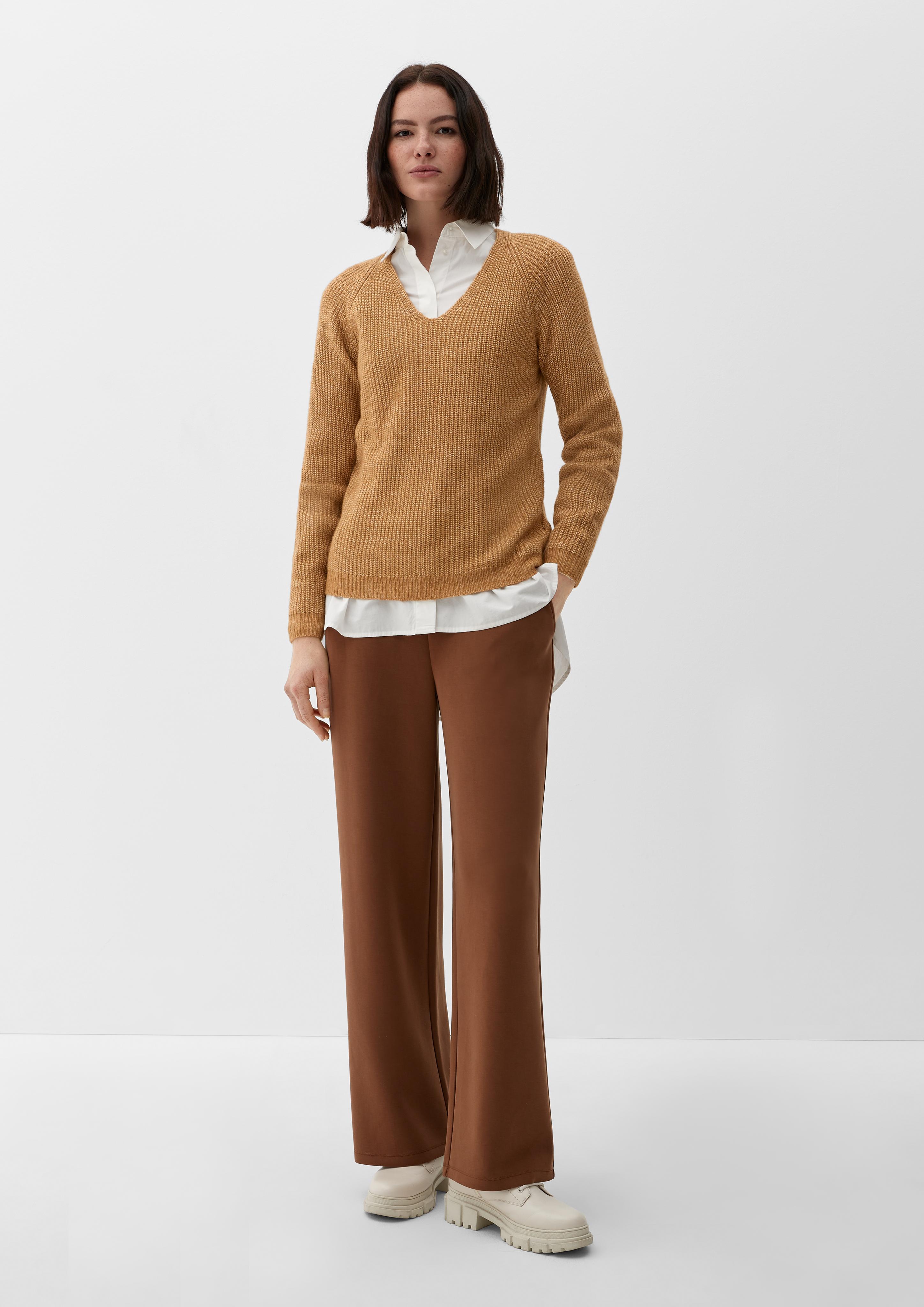 Strickpullover mit V-Ausschnitt  2124197-8469