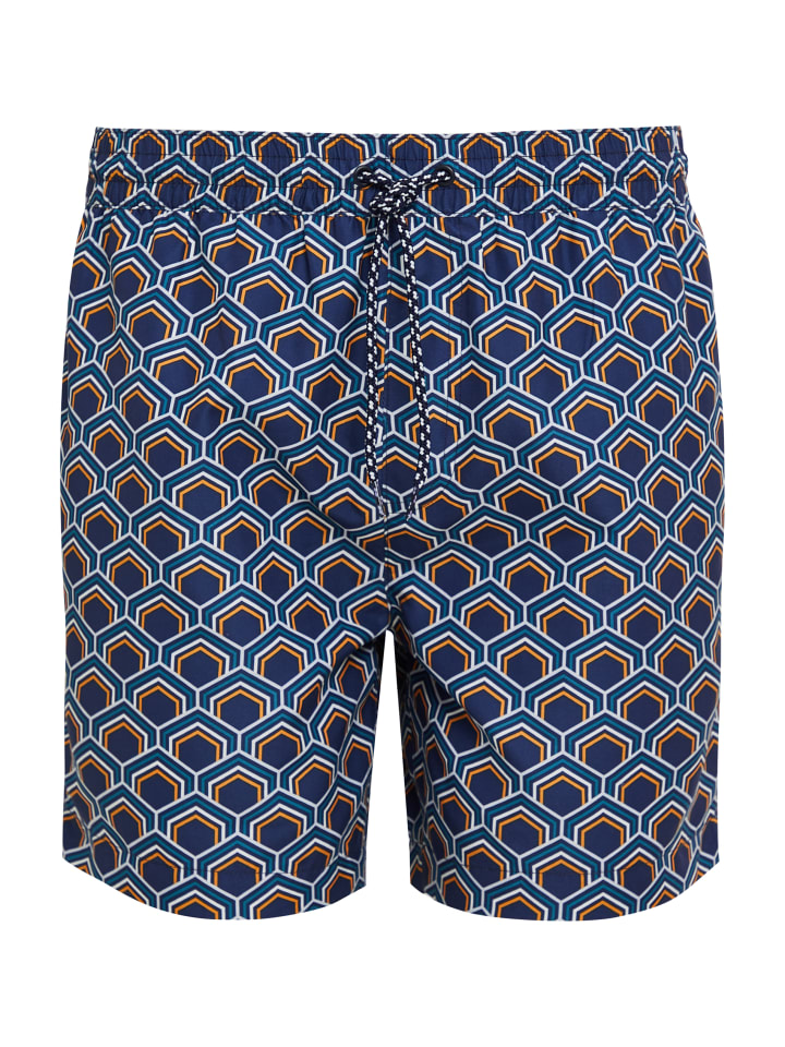 Threadbare Badehose THB Swim Short Kilngate in blue günstig kaufen
