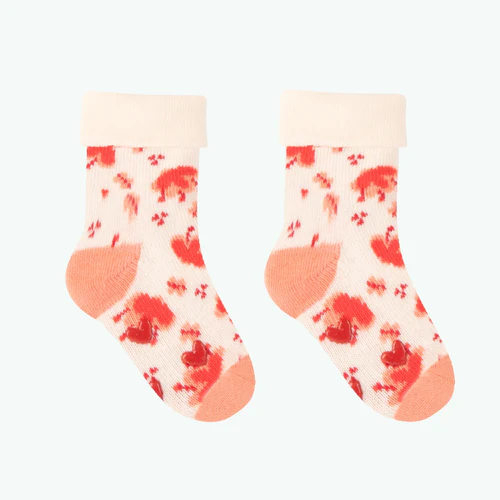 Blooming Butterflies - Pack de chaussettes bébé orange