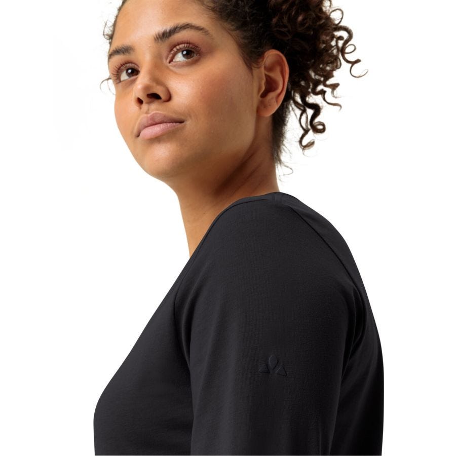 Logo Langarmshirt Damen