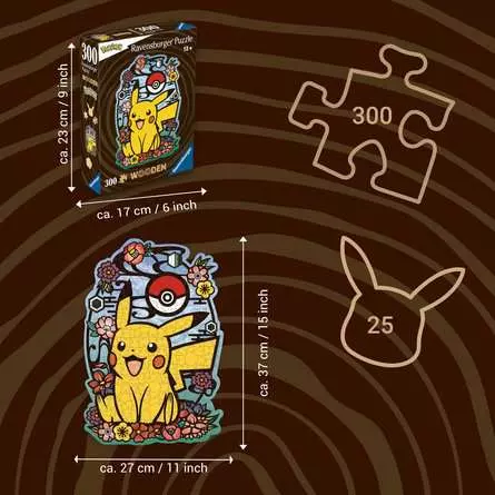 Puzzle 300 Teile - Pokemon Pikachu