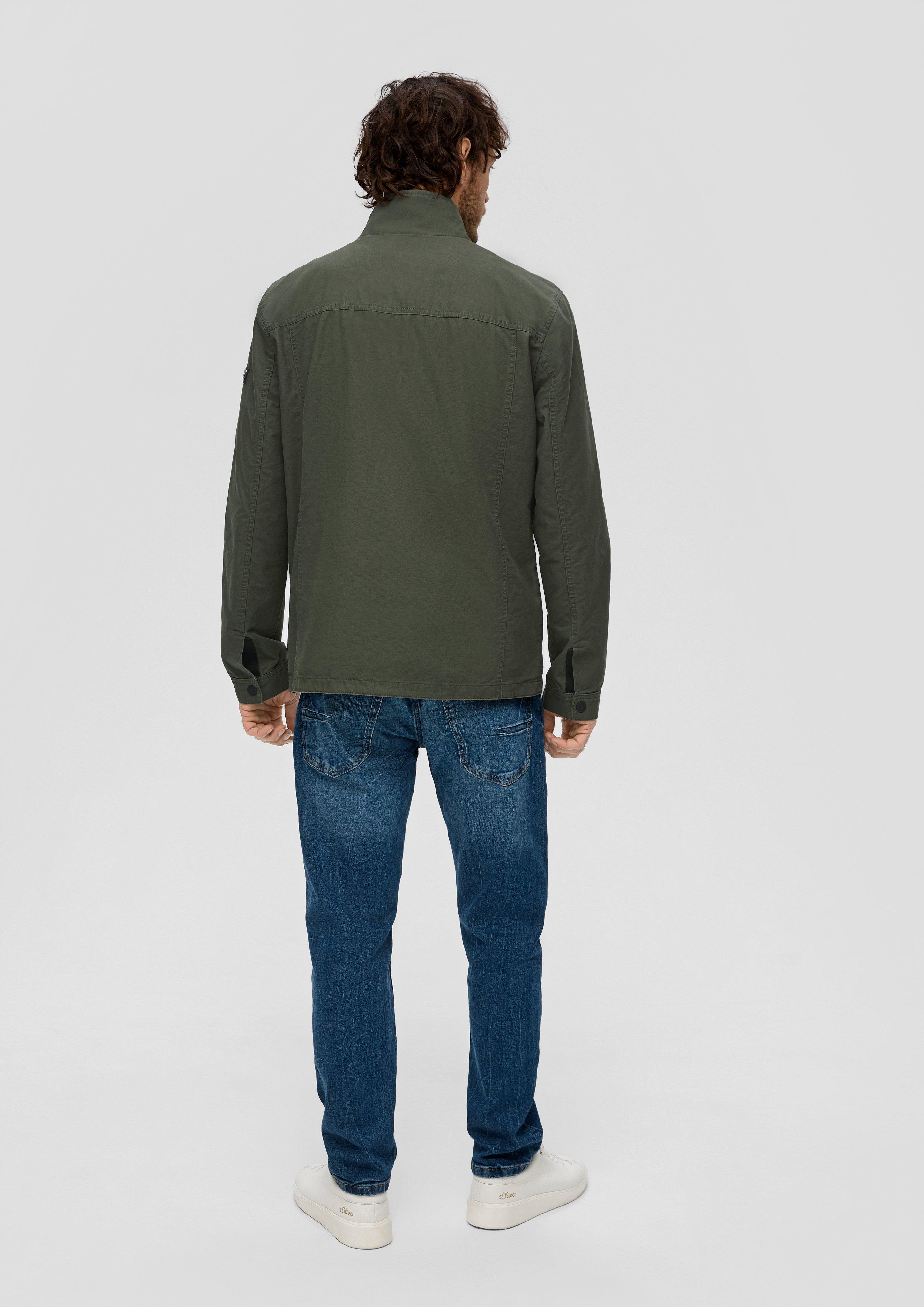 Baumwolljacke mit Brusttaschen  2141357-7940