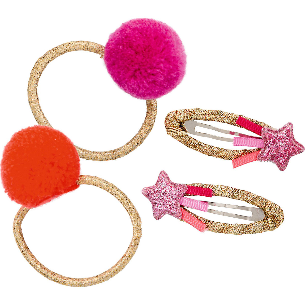 Set Haarclips und Haargummis - Prinzessin Lillifee (Glitter&Gold)