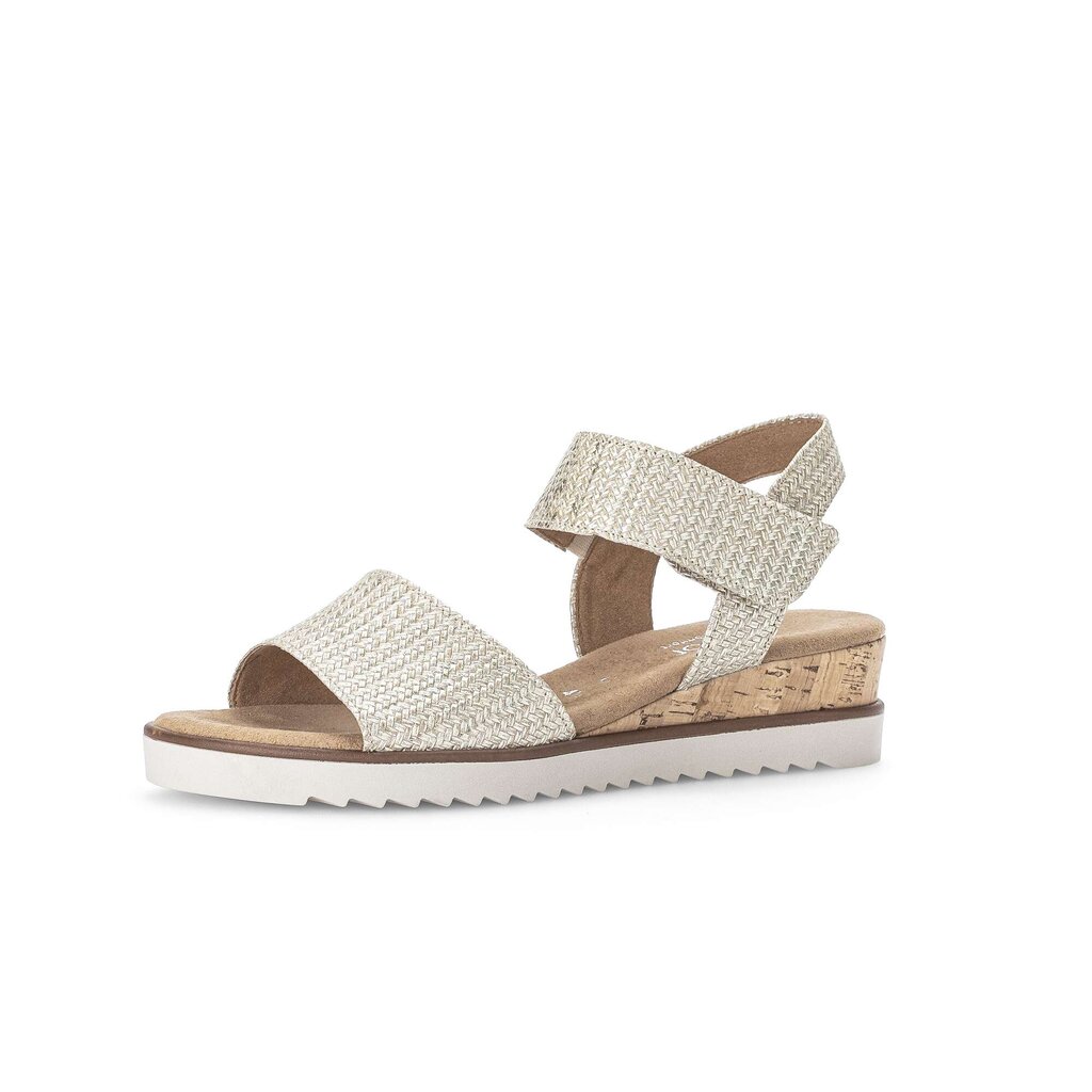 Gabor comfort Keilsandalette beige