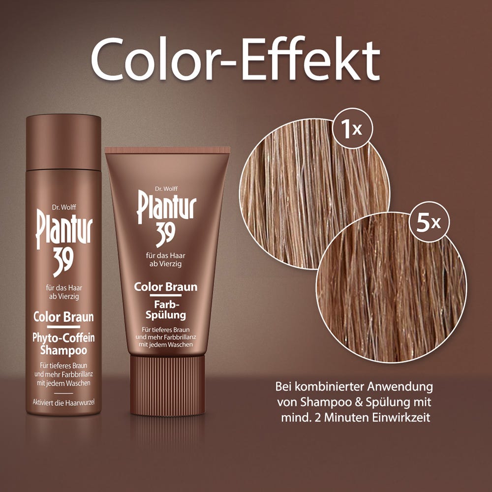 Plantur 39 Color Braun Phyto-Coffein-Shampoo 250 ml