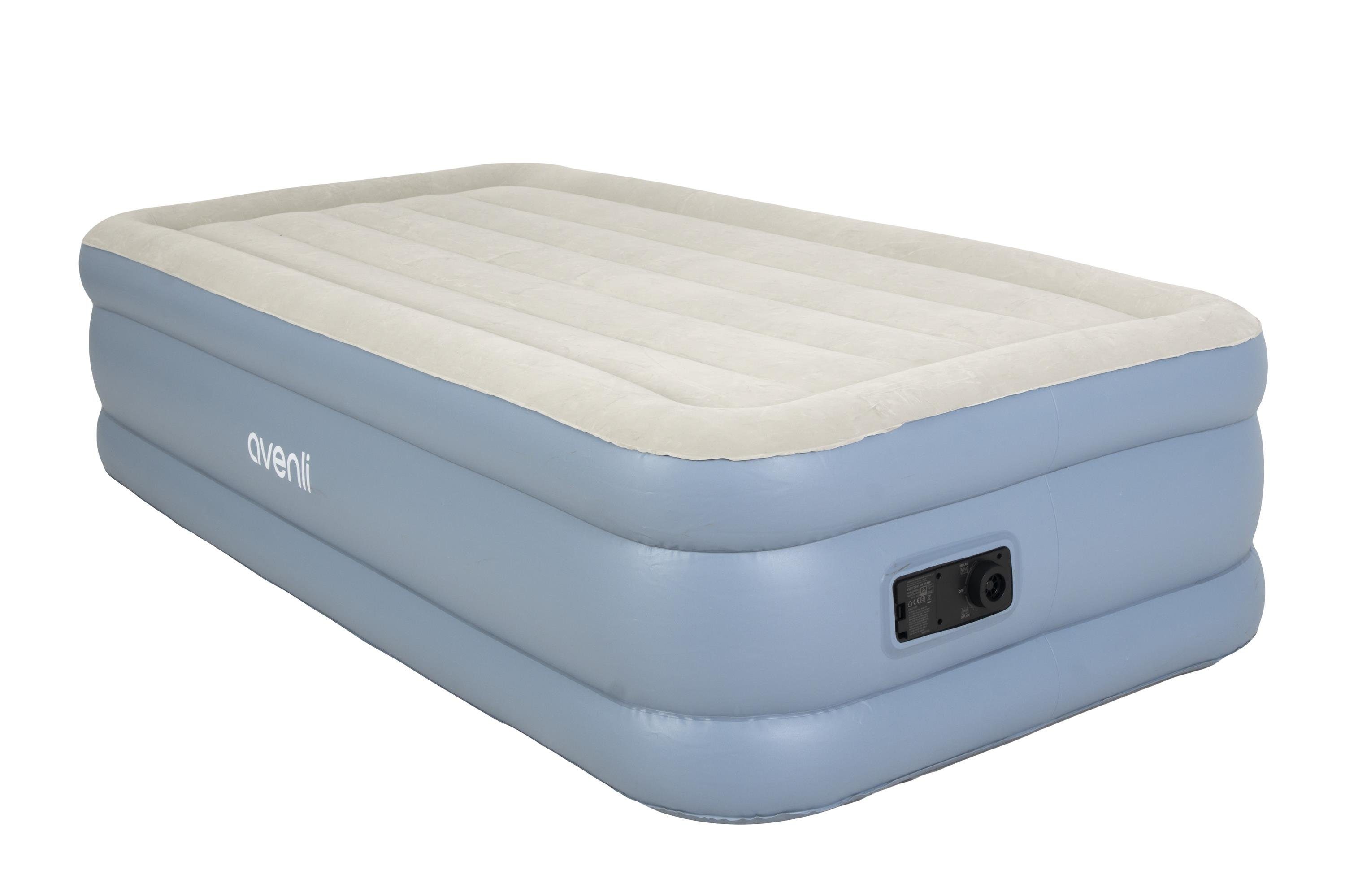 Avenli Luftbett Luftmatratze selbstaufblasend 191 x 99 x 46 cm, (Luftmatratze für 1 Person), Gästebett mit integrierter Pumpe