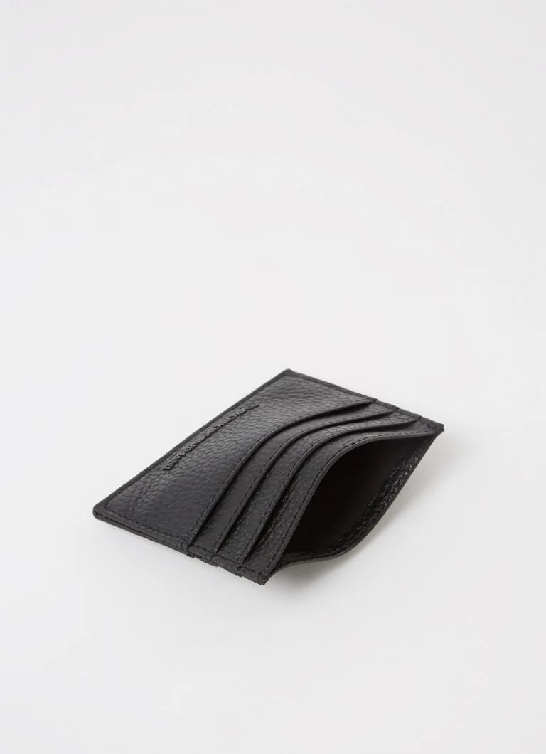 Porte-cartes en cuir Emporio Armani