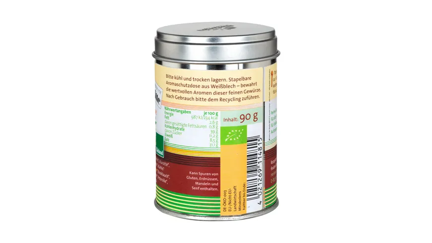 Herbaria Querbeet bio -Bioland M-Dose 90 g